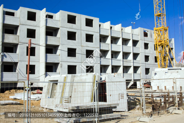 一個(gè)公寓住宅建設(shè)
