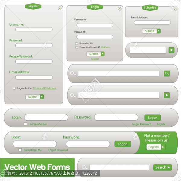 Web表單模板