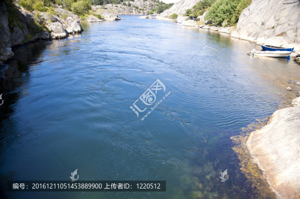 Flatoen瑞典石島景觀；