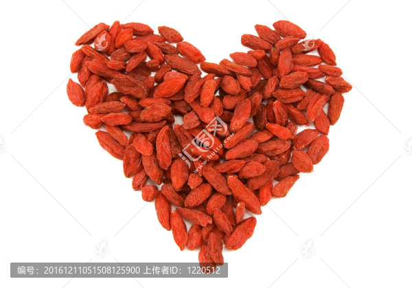 西藏Goji漿果紅色的心