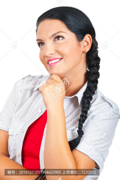 幸福女人睜著眼睛做夢