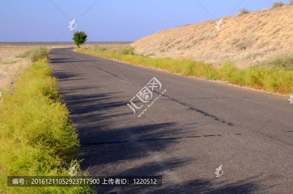 公路穿過草原