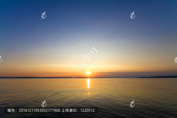 日落海景
