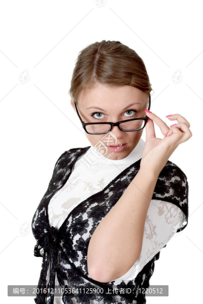 戴眼鏡的女孩