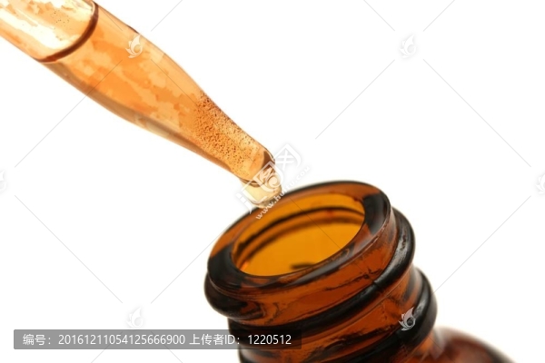 孤立的medicinical藥物吸管滴