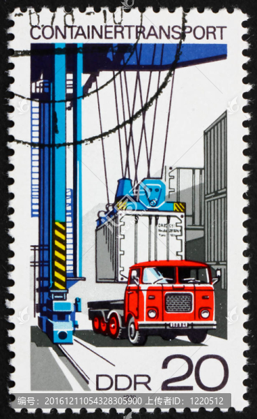 郵票GDR,1978裝載集裝箱平板車-匯圖網(wǎng) www.fosd68.com 郵票GDR,1978裝載集裝箱平板車