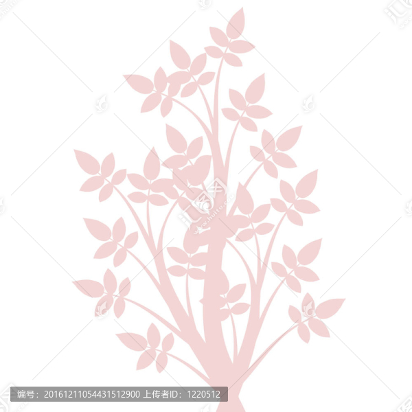 藝術(shù)之樹的剪影