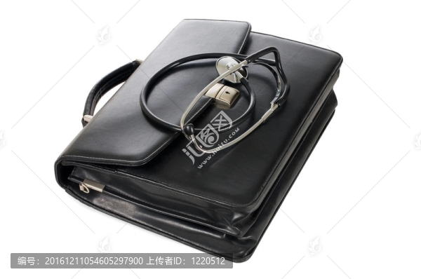 白黑組合和擴音聽診器