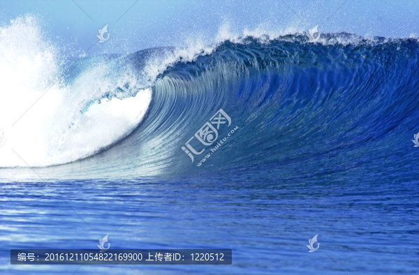 藍(lán)色的海浪