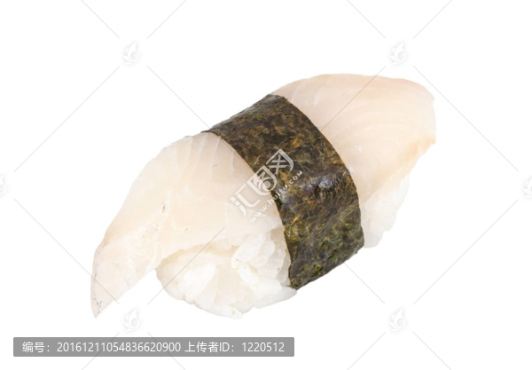 白色的魚壽司