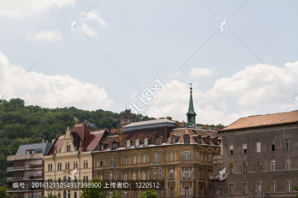19世紀(jì)在布達(dá)城堡區(qū)budape典型建筑