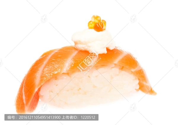 白底三文魚壽司