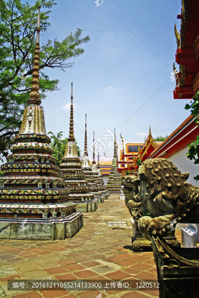 佛寺；曼谷；泰國(guó)。