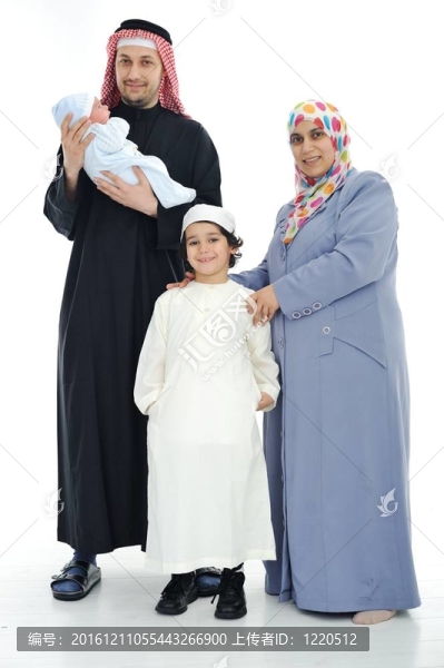 Muslim幸福的家庭