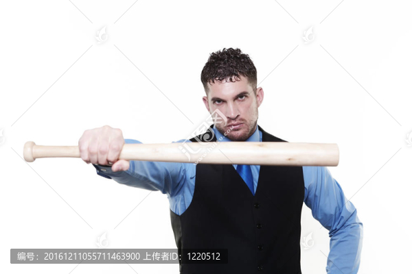 商人穿著襯衫和領(lǐng)帶在腰間外套