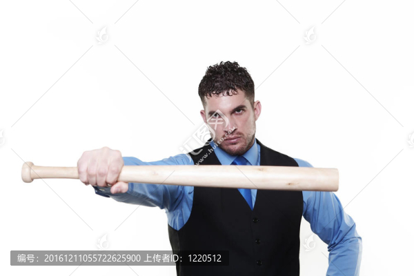 商人穿著襯衫和領(lǐng)帶在腰間外套