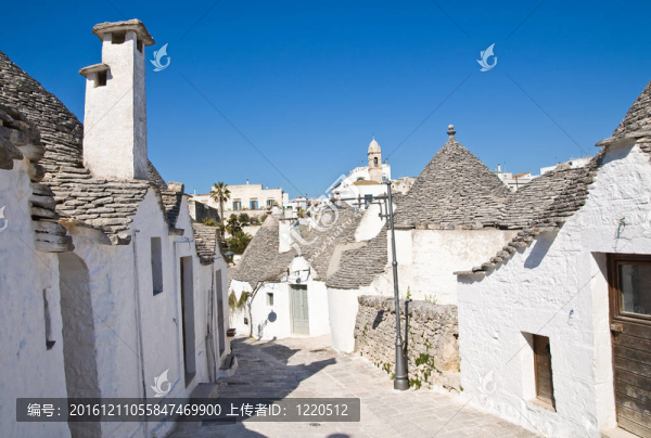 Alberobello,s,Trulli。普利亞。意大利.