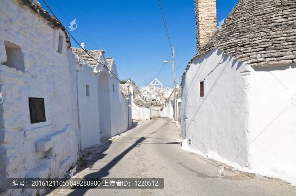 Alberobello,s,Trulli。普利亞。意大利.