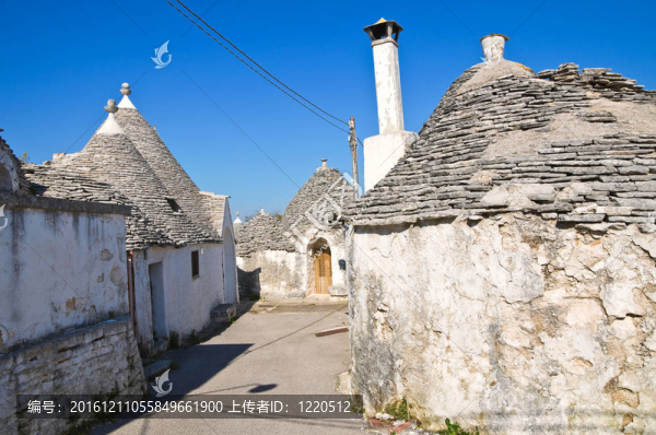 Alberobello,s,Trulli。普利亞。意大利.