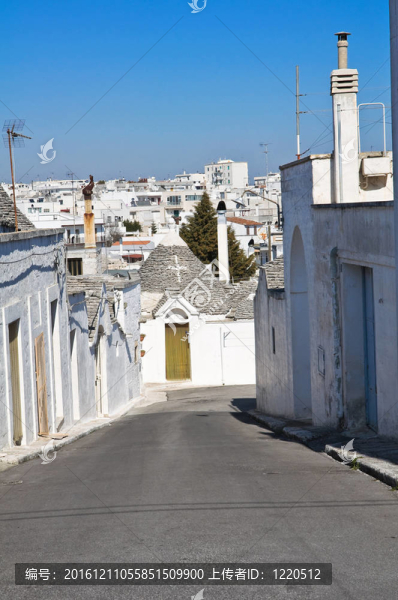 Alberobello,s,Trulli。普利亞。意大利.