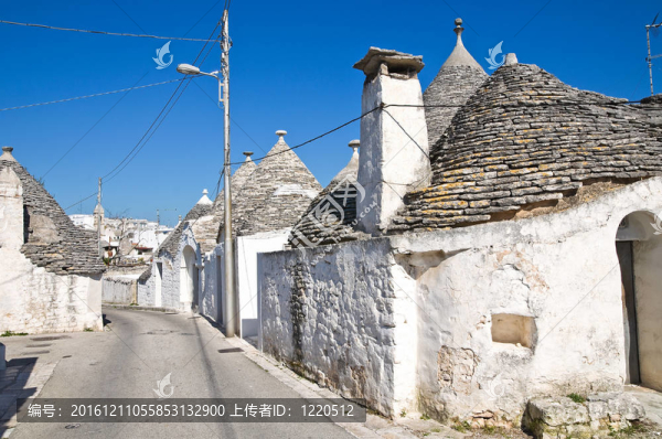 Alberobello,s,Trulli。普利亞。意大利.