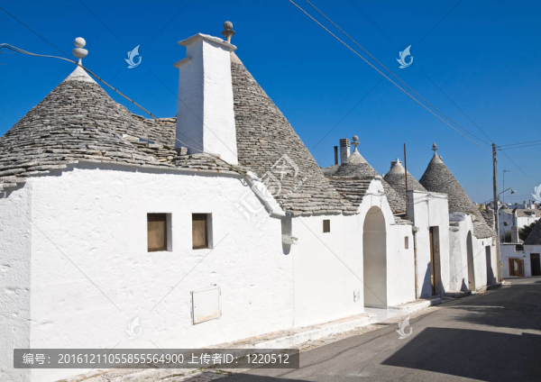 Alberobello,s,Trulli。普利亞。意大利.