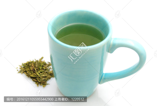 一杯綠葉綠茶