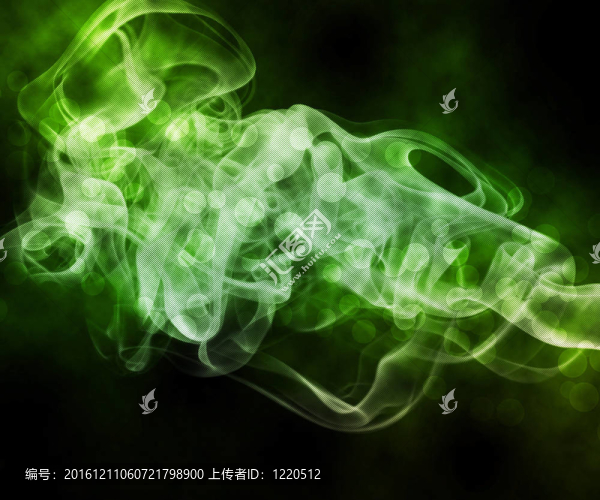 綠色煙霧背景
