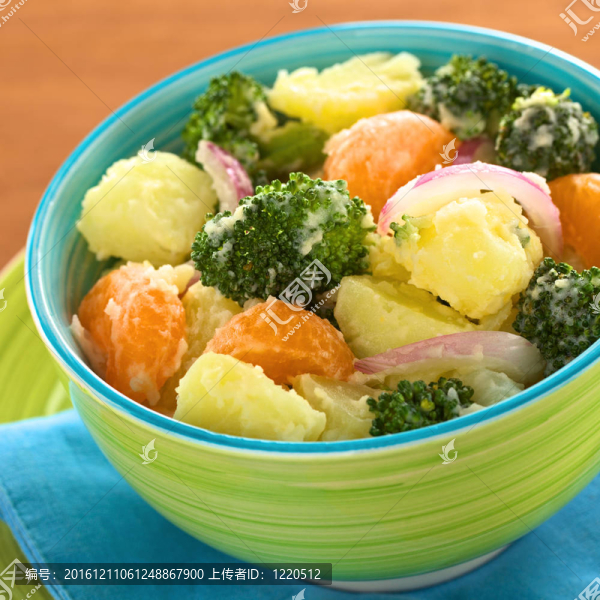 土豆西蘭花色拉