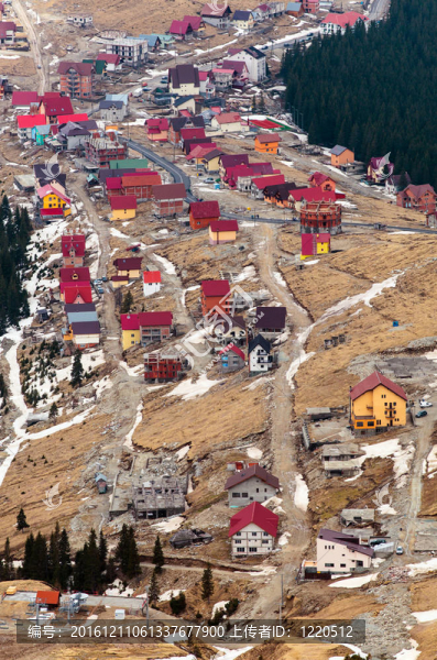 正在興建的度假勝地鳥瞰圖