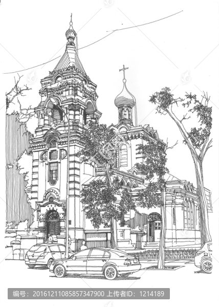 圣阿列克謝耶夫教堂街景