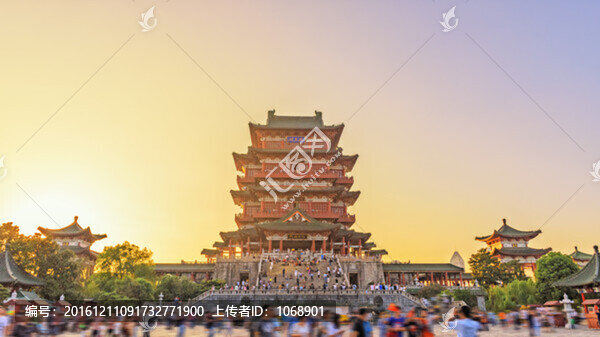滕王閣,全景圖