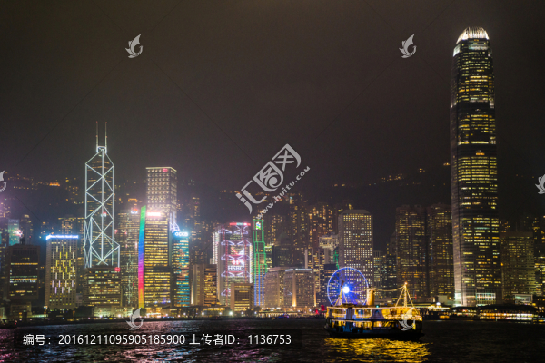 香港島夜景