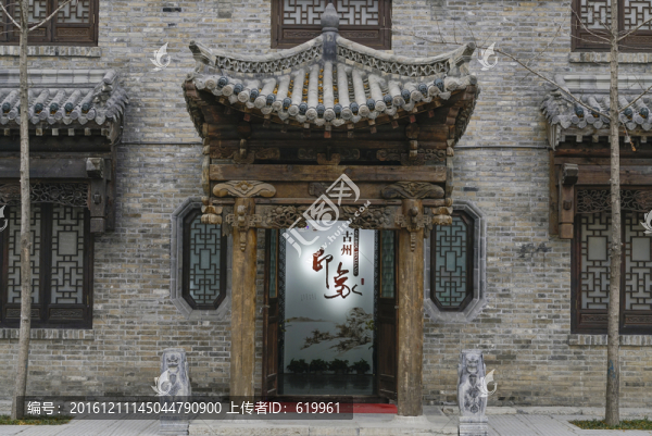 仿古建筑大門