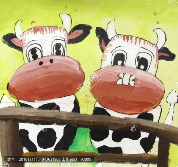 奶牛插畫