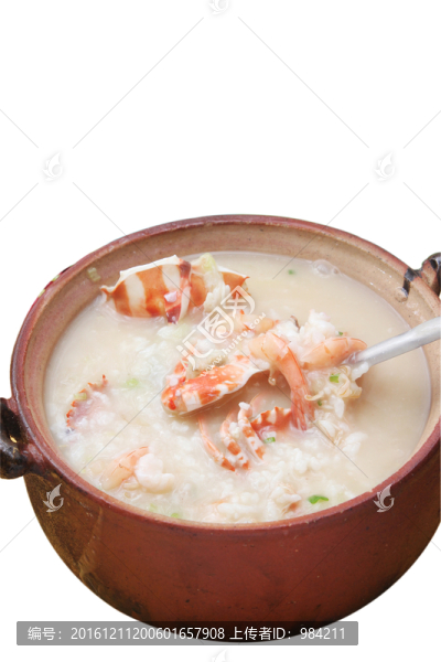 砂鍋蝦粥