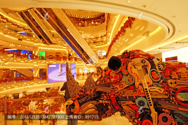 商場(chǎng)內(nèi)景,商場(chǎng)中庭,商場(chǎng)天井