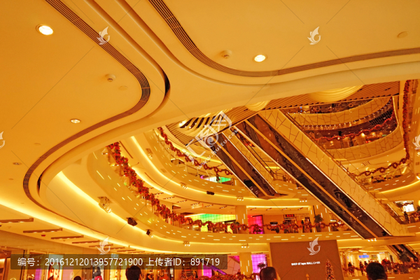 商場(chǎng)內(nèi)景,商場(chǎng)中庭,商場(chǎng)天井