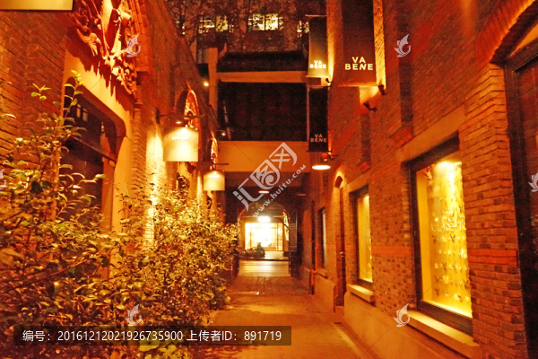 老上海石庫(kù)門(mén),新天地夜景