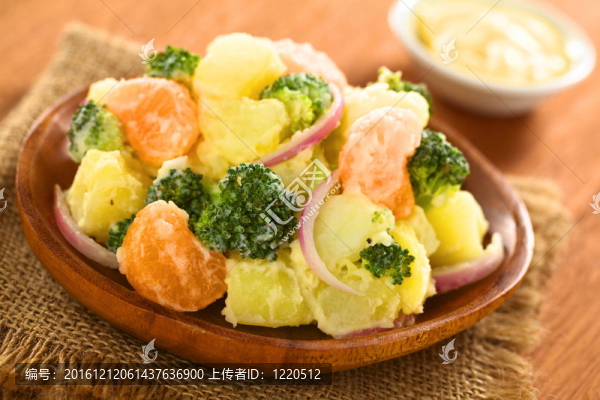 土豆西蘭花色拉
