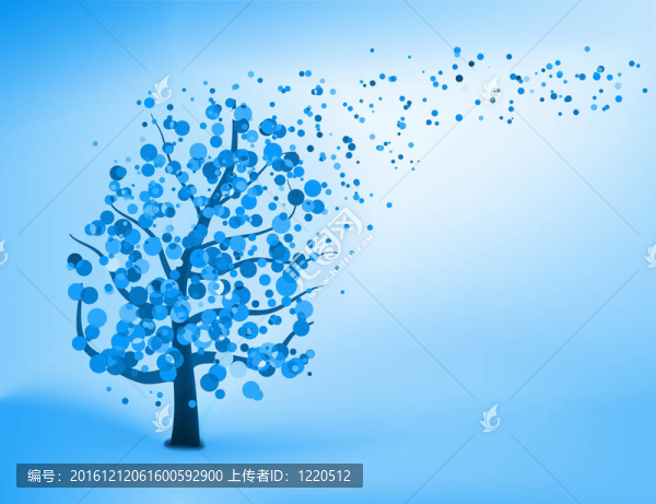 抽象藍(lán)色背景。EPS,8