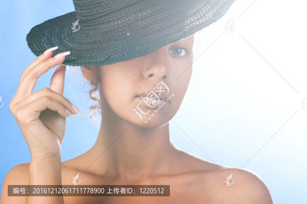 混血美女