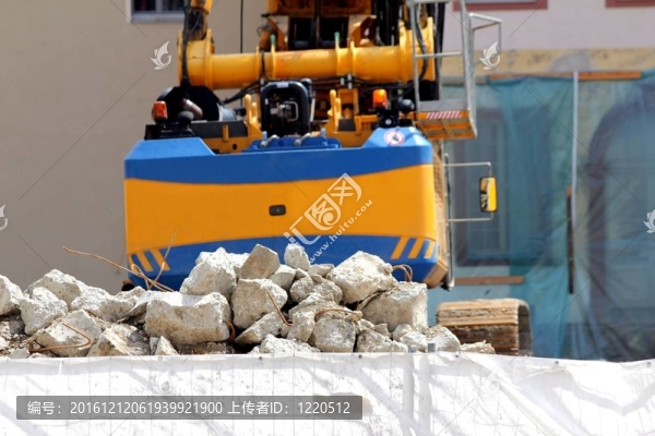 建筑拆遷工地