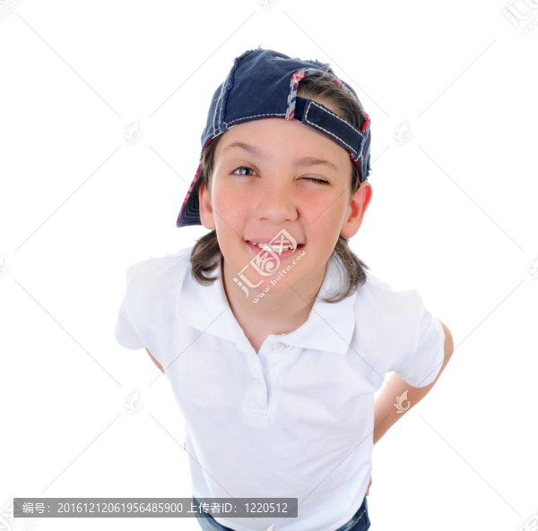 情感男孩的畫像。