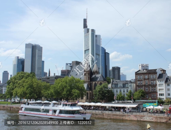 法蘭克福干流天際線