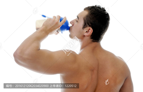 運動的年輕人