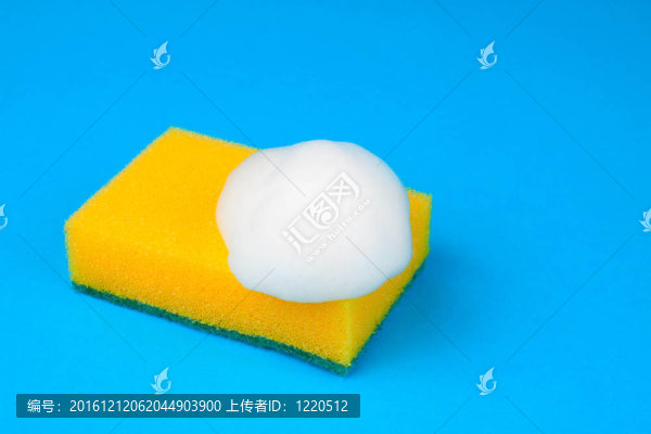 廚房海綿的藍(lán)色