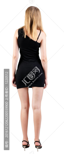 站在美麗的金發(fā)碧眼的商業(yè)女性背影。