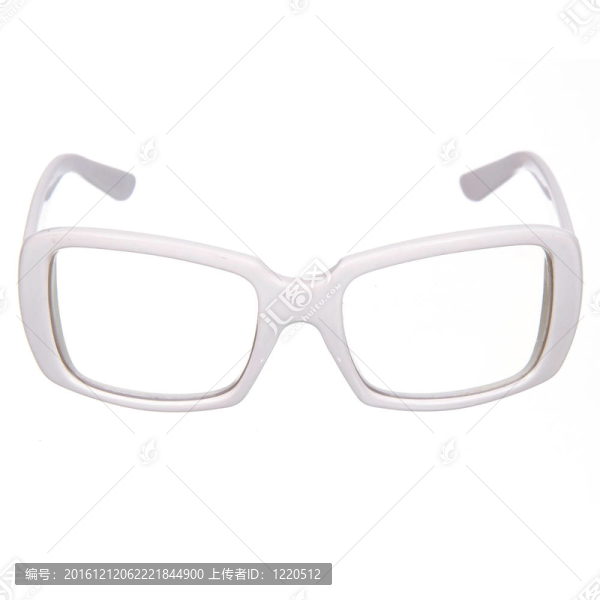 白色的白色眼鏡