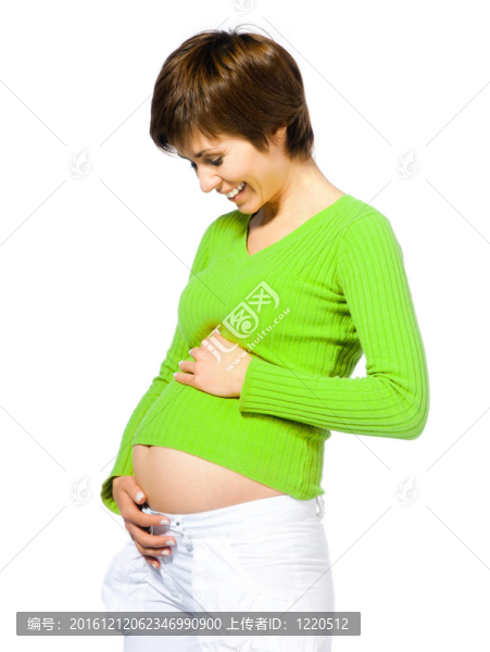懷孕的女人